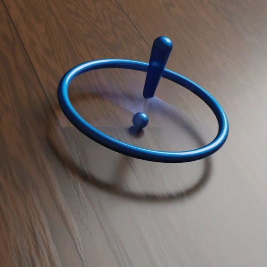 3D Printed Exclamation mark spinning top